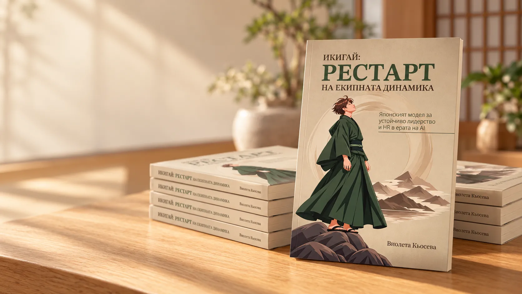 „Икигай: Рестарт на екипната динамика“ върху маса